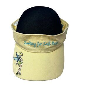 Walt Disney World Tinkerbell Looking For Lost Boys Tennis Visor Hat Peter Pan